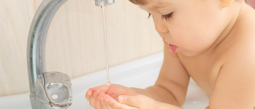 acqua buona dal rubinetto di casa per il neonato