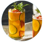 bevanda per perdere peso alla fragola, cetriolo e lime