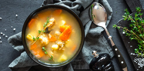 minestrone di verdure, ottimo da gustare