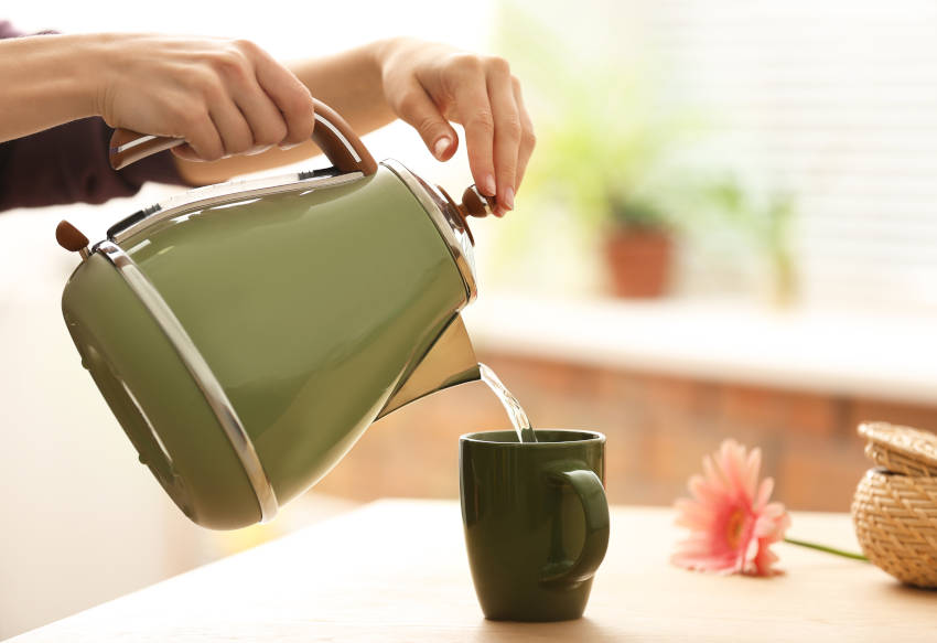 acqua leggera per la preparazione delle tisane