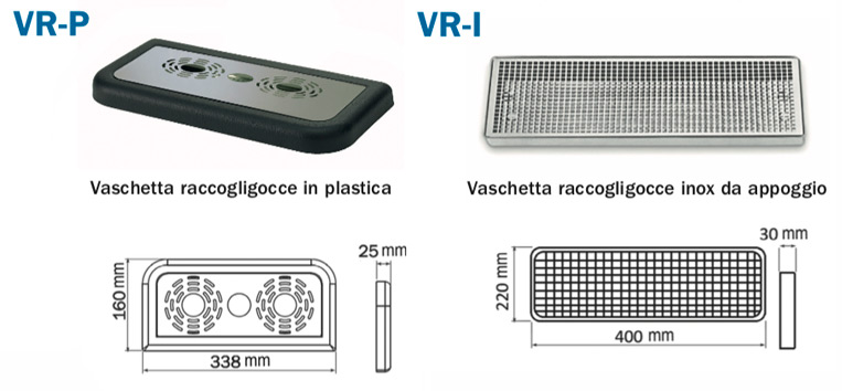 vaschette raccogli gocce per depuratori acqua