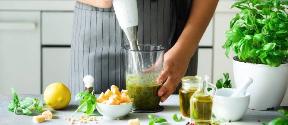 la ricetta per la preparazione del pesto di pistacchio