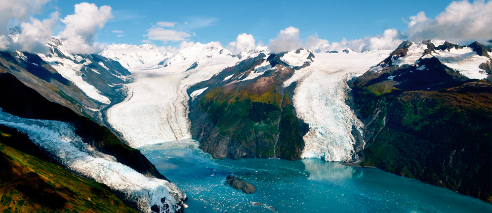 scioglimento dei ghiacciai e l’innalzamento dei mari