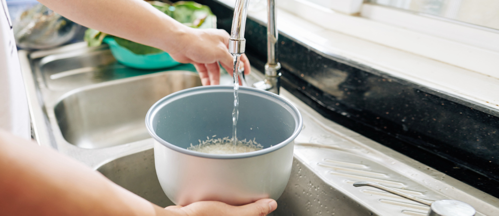 Cucinare con acqua leggera e salutare