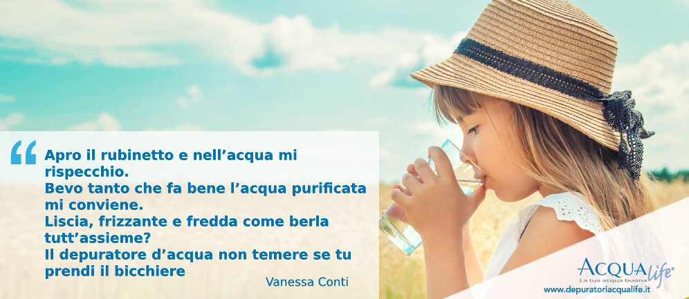 Bevi acqua purificata