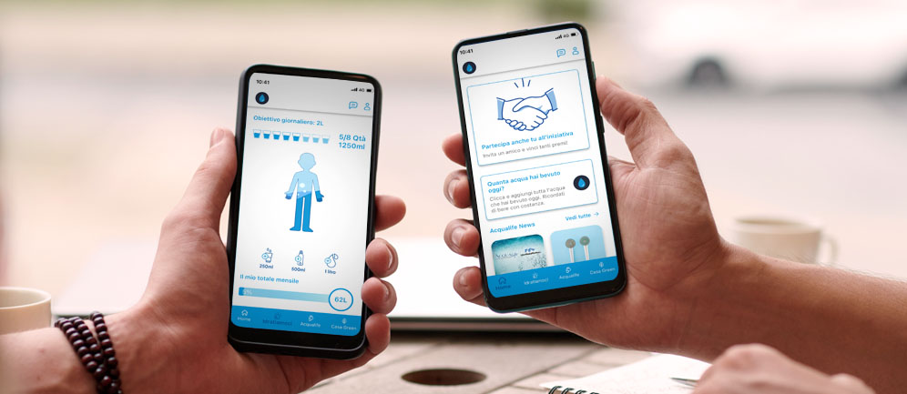 Le fuinzioni dell'app acqualife