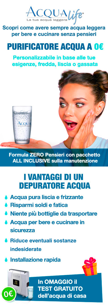 purificatore acqua a zero euro 