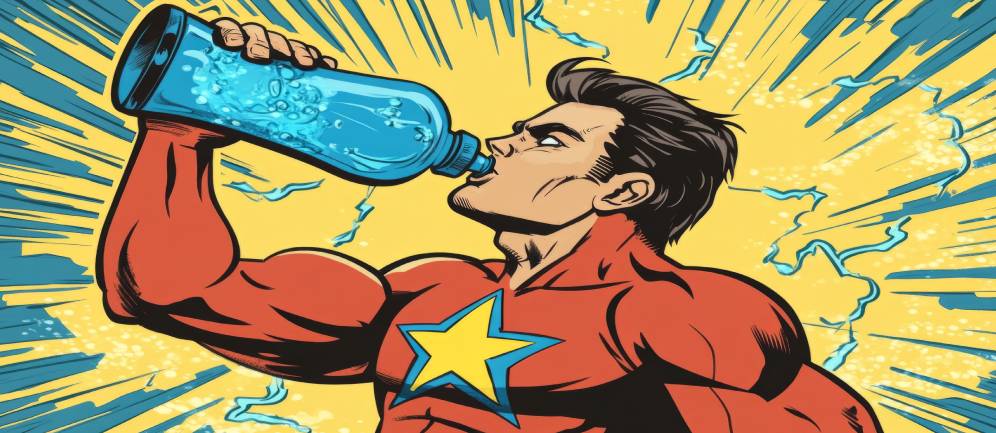anche i supereroi bevono acqua depurata
