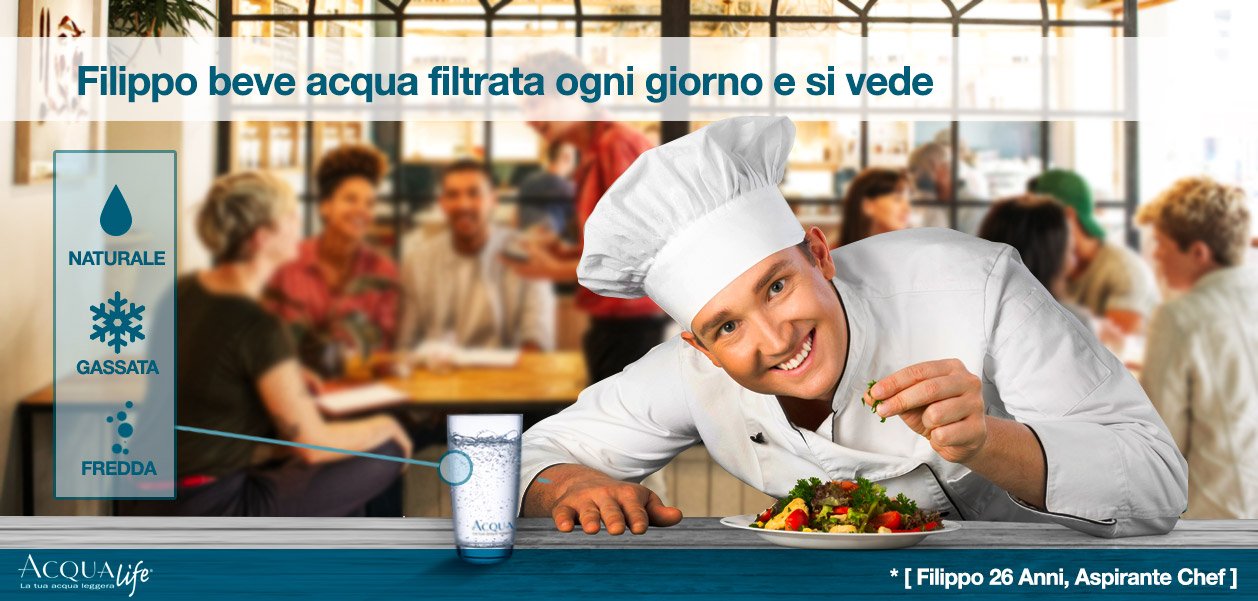 acqua filtrata nei ristoranti per avere un acqua ideale