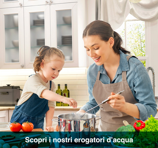 erogatori acqua per un acqua buona direttamente dal rubinetto di casa