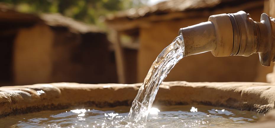 la pellicola che rende l'acqua potabile, potrebbe essere una buona soluzione per le zone fragili acqua potabile