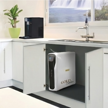 Erogatore d'acqua domestico Gold Evolution in cucina