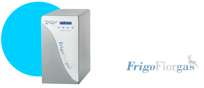 acqua gassata in casa grazie al refrigeratore Frigofiorgas