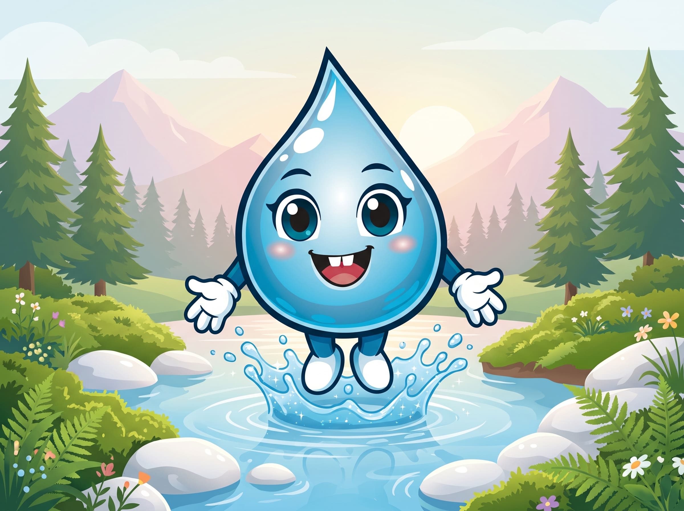 Lina nasce da una sorgente d'acqua cristallina