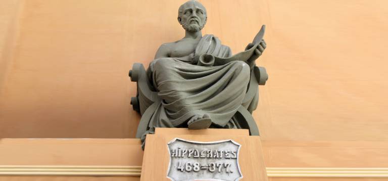 Ippocrate, medico, geografo considerato il padre della medicina scientifica Ippocrate